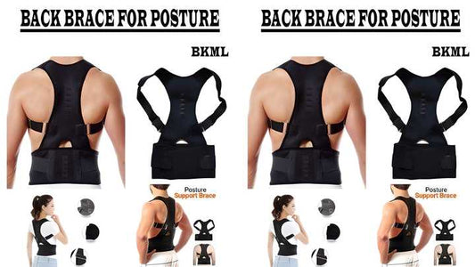 PW | Posture (Back Support For Lower and Upper Back Brace Support and Pain Relief belt)