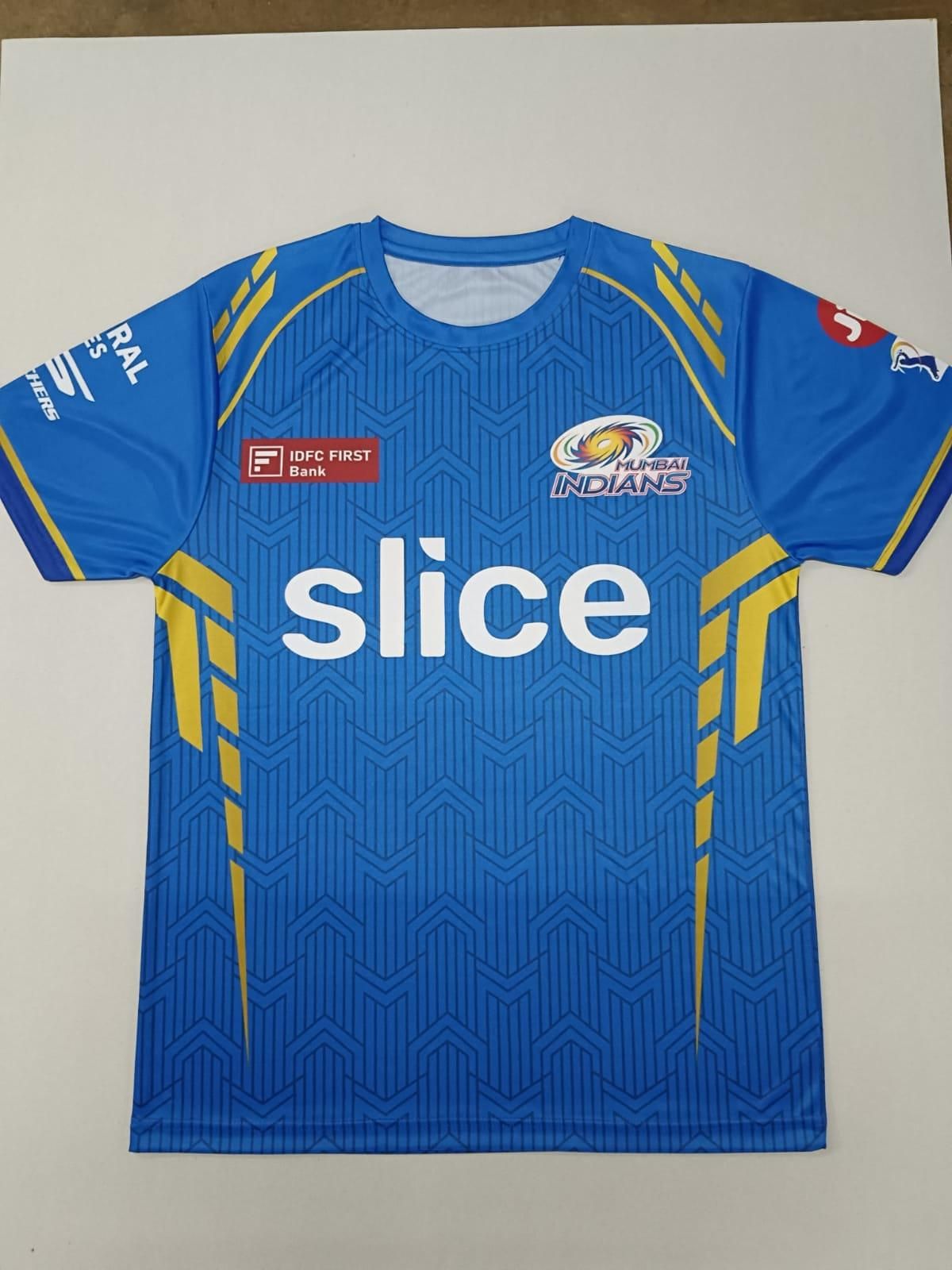 PW | IPL| MI|  Men's  Graphic Print Dry Fit Soft Fabric 180GSM T-Shirt